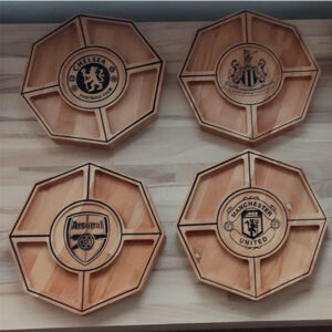 Wooden Food Divided